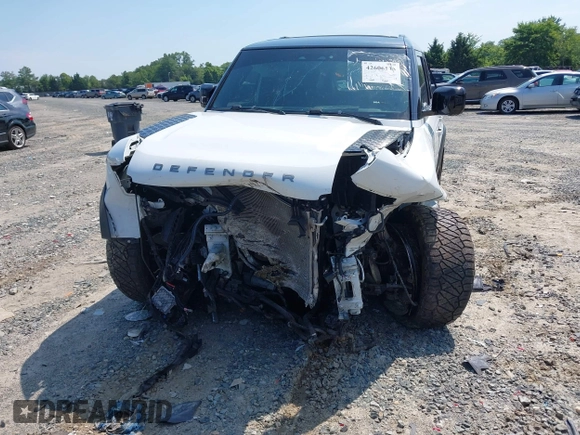 2021 Land Rover Defender with VIN SALE3ERU0M2038671, listed as a IAAI auction lot 42606135 with 79,051 mi miles and . Bid and sale history available at DreamBid. Image 6.