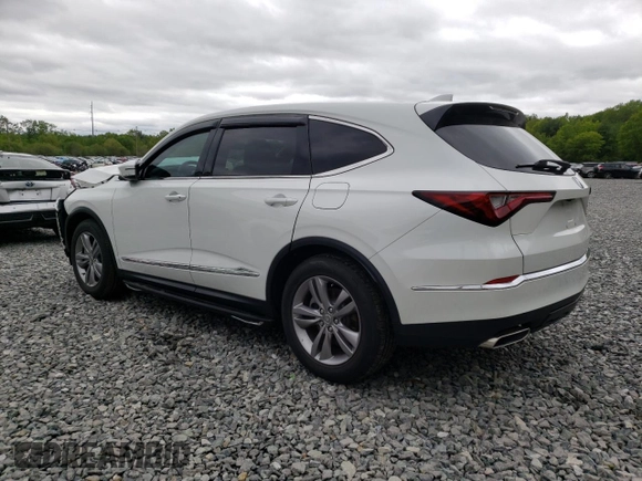 2022 Acura MDX with VIN 5J8YE1H36NL022312, listed as a Copart auction lot 57847005 with 15,625 mi miles and Salvage title. Bid and sale history available at DreamBid. Image 2.