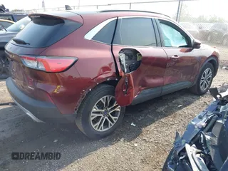 2021 Ford Escape SEL with VIN 1FMCU9H60MUA61602, listed as a IAAI auction lot 42476639 with 81,688 mi miles and . Bid and sale history available at DreamBid. Image 4.