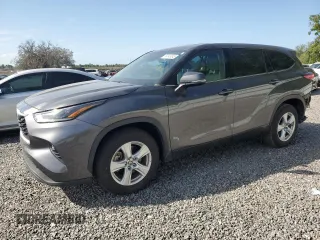 2021 Toyota Highlander L with VIN 5TDZZRAH1MS086847, listed as a Copart auction lot 54145345 with 43,425 mi miles and Salvage title. Bid and sale history available at DreamBid. Image 1.
