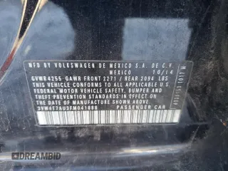 2015 Volkswagen GTI S z VIN 3VW4T7AU3FM041888, wystawiony jako Copart lot #89195175 z przebiegiem 163 360 mil mil oraz Szkoda całkowita • Salvage title. Historia ofert i sprzedaży dostępna na DreamBid. Obrazek 13.