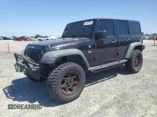 2012 Jeep Wrangler Unlimited Call of Duty MW3 with VIN 1C4BJWFGXCL148883, listed as a Copart auction lot 53162705 with 111,900 mi miles and Salvage title. Bid and sale history available at DreamBid. Image 1.