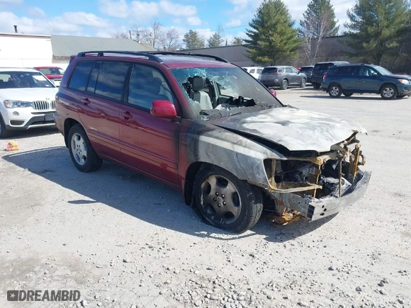 2007 Toyota Highlander w/3rd Row with VIN JTEEP21A170228132, listed as a IAAI auction lot 41900827 with 257,410 mi miles. Bid and sale history available at carsss.com. Image 1.