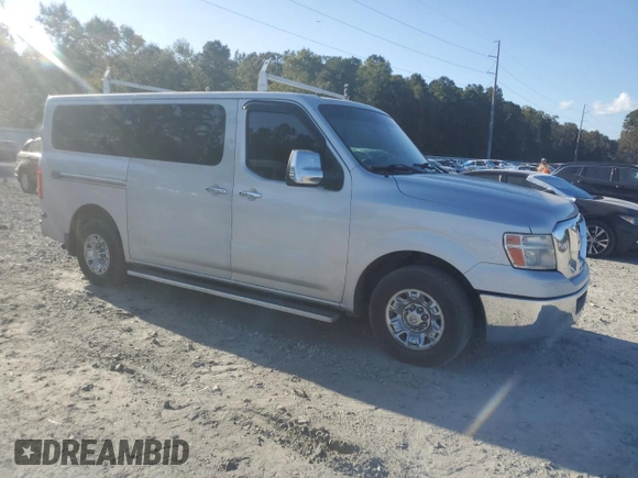 2012 Nissan NV SV z VIN 5BZBF0AA0CN200558, wystawiony jako Copart lot #77629944 z przebiegiem 174 152 mil mil oraz Szkoda całkowita • Salvage title. Historia ofert i sprzedaży dostępna na DreamBid. Obrazek 4.