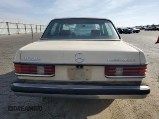 1983 Mercedes-Benz 300 with VIN WDBAB33A1DB021775, listed as a Copart auction lot 79347334 with 201,388 mi miles and Clean Title. Bid and sale history available at carsss.com. Image 6.