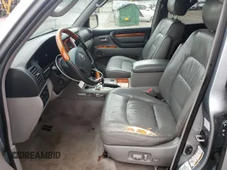 2005 Lexus LX 470 with VIN JTJHT00W753549714, listed as a Copart auction lot 52267385 with 206,763 mi miles and Clean Title. Bid and sale history available at DreamBid. Image 7.