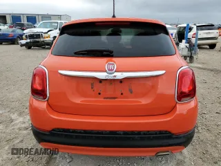2017 FIAT 500X Lounge with VIN ZFBCFXDB7HP616011, listed as a Copart auction lot 59060524 with 50,980 mi miles and Salvage title. Bid and sale history available at DreamBid. Image 6.