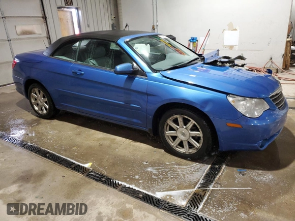 2008 Chrysler Sebring Touring with VIN 1C3LC55R28N128753, listed as a Copart auction lot 82686824 with 122,919 mi miles and Salvage Title. Bid and sale history available at carsss.com. Image 4.