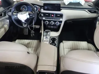2023 Genesis G70 2.0T with VIN KMTG34TA8PU122367, listed as a Copart auction lot 70726154 with 15,475 mi miles and Salvage Title. Bid and sale history available at carsss.com. Image 8.