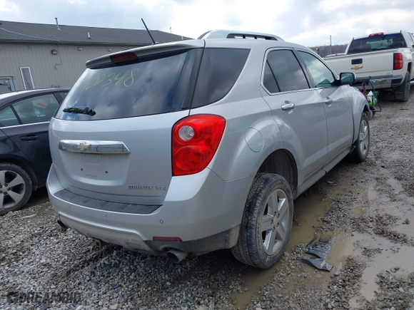 2015 Chevrolet Equinox LTZ with VIN 2GNFLDE36F6402348, listed as a IAAI auction lot 41684123 with 132,748 mi miles. Bid and sale history available at carsss.com. Image 4.