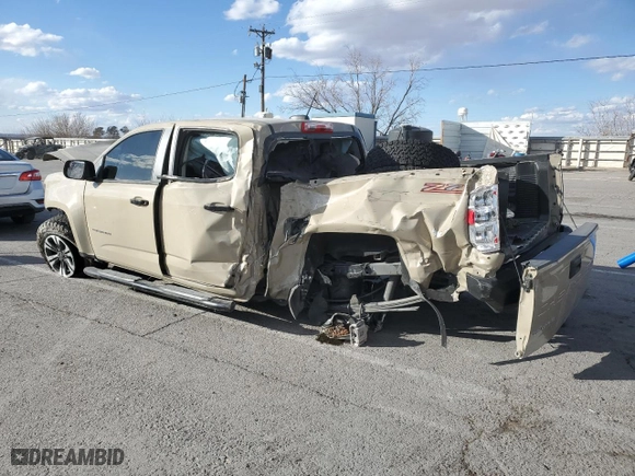 2022 Chevrolet Colorado 2WD Z71 with VIN 1GCGSDEN4N1224278, listed as a Copart auction lot 43210675 with 30,915 mi miles and Non Repairable. Bid and sale history available at carsss.com. Image 2.