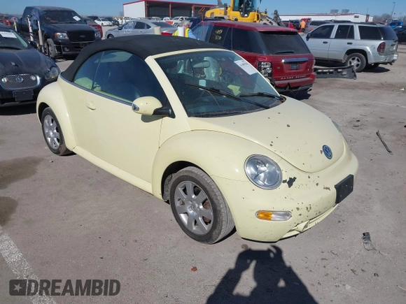 2003 Volkswagen Beetle GLS с VIN 3VWCD21Y03M321164, выставлен на аукционе IAAI как лот 41689568 с пробегом 107 402 миль миль и . История ставок и продаж доступна на DreamBid. Изображение 1.