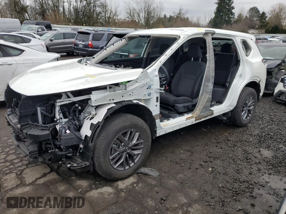 2024 Nissan Rogue S with VIN 5N1BT3AB3RC742658, listed as a Copart auction lot 45231345 with Not Provided miles and Salvage Title. Bid and sale history available at DreamBid. Image 1.