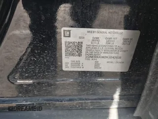 2019 Chevrolet Traverse Premier with VIN 1GNERKKW2KJ243838, listed as a IAAI auction lot 41830336 with 109,087 mi miles. Bid and sale history available at carsss.com. Image 9.