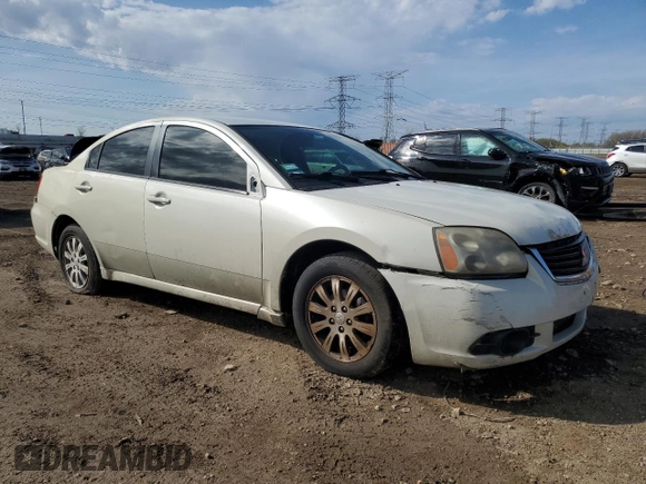 2009 Mitsubishi Galant ES z VIN 4A3AB36F39E025323, wystawiony jako Copart lot #54163005 z przebiegiem 192 941 mil mil oraz Szkoda całkowita • Salvage title. Historia ofert i sprzedaży dostępna na DreamBid. Obrazek 4.