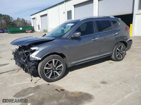2019 Nissan Rogue SL with VIN 5N1AT2MT7KC749323, listed as a Copart auction lot 45727925 with 101,235 mi miles and Salvage Title. Bid and sale history available at carsss.com. Image 1.