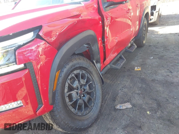 2024 Nissan Frontier SV with VIN 1N6ED1EK6RN609634, listed as a IAAI auction lot 41187993 with 21,034 mi miles and . Bid and sale history available at DreamBid. Image 6.