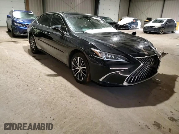 2022 Lexus ES 250 with VIN 58AD11D15NU009398, listed as a Copart auction lot 41675595 with 92,299 mi miles and Salvage title. Bid and sale history available at DreamBid. Image 11.