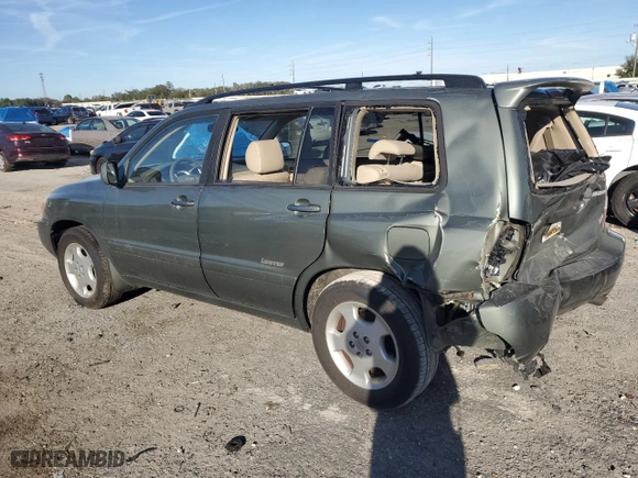 2006 Toyota Highlander w/3rd Row with VIN JTEDP21A660121474, listed as a Copart auction lot 47159775 with 94,062 mi miles and Non Repairable. Bid and sale history available at carsss.com. Image 2.
