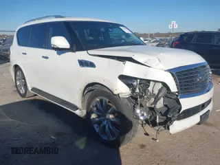 2013 Infiniti QX56 with VIN JN8AZ2NF7D9531219, listed as a IAAI auction lot 41000302 with 238,443 mi miles and . Bid and sale history available at DreamBid. Image 1.