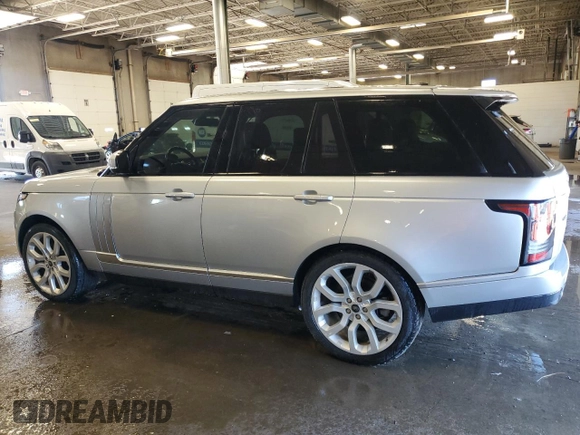 2014 Land Rover Range Rover with VIN SALGR2VF8EA127358, listed as a Copart auction lot 62943025 with 105,186 mi miles and Clean title. Bid and sale history available at DreamBid. Image 2.