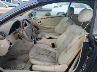 2005 Mercedes-Benz CLK-Class 3.2L with VIN WDBTK65G05T044861, listed as a Copart auction lot 75247954 with 0 mi miles and Salvage Title. Bid and sale history available at carsss.com. Image 7.