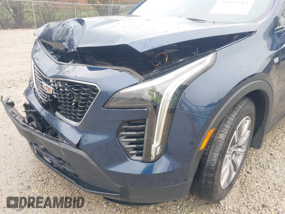 2021 Cadillac XT4 AWD Sport with VIN 1GYFZFR45MF053573, listed as a IAAI auction lot 41909784 with 36,309 mi miles and . Bid and sale history available at DreamBid. Image 18.