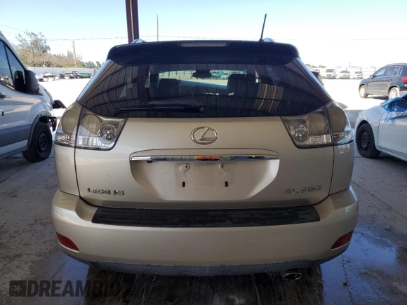 2007 Lexus RX 350 with VIN 2T2GK31U67C016727, listed as a Copart auction lot 49454875 with 113,801 mi miles and Salvage Title. Bid and sale history available at DreamBid. Image 6.