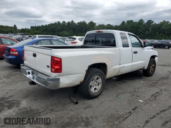 2006 Dodge Dakota SLT with VIN 1D7HW42N86S583549, listed as a Copart auction lot 69373164 with 194,509 mi miles and Salvage Title. Bid and sale history available at carsss.com. Image 3.