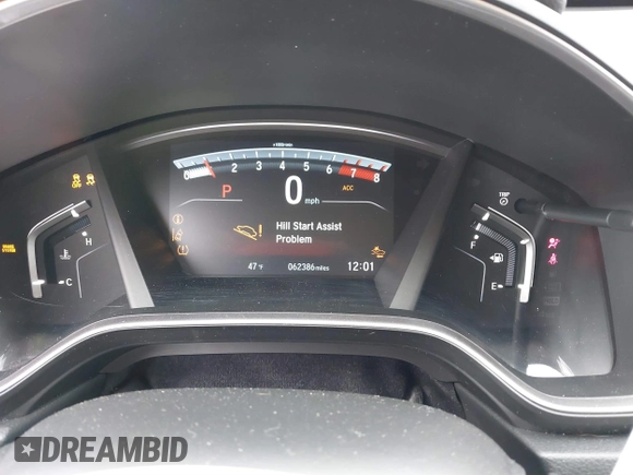 2017 Honda CR-V EX-L with VIN 5J6RW2H84HL050884, listed as a IAAI auction lot 41249064 with 62,386 mi miles. Bid and sale history available at carsss.com. Image 7.