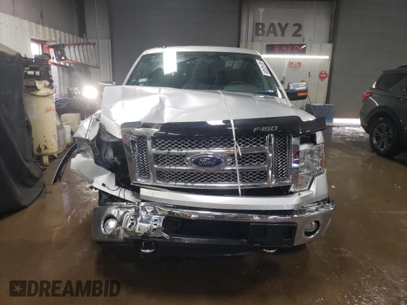 2012 Ford F-150 XL with VIN 1FTFW1ET3CFA54573, listed as a Copart auction lot 48142455 with 92,821 mi miles and Salvage Title. Bid and sale history available at carsss.com. Image 5.