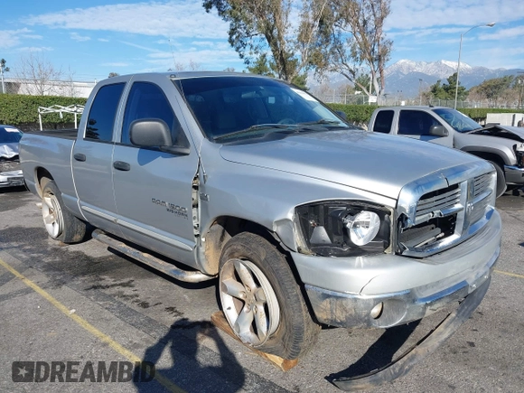 2006 Dodge 1500 SLT with VIN 1D7HA18216S625232, listed as a IAAI auction lot 41614177 with 93,313 mi miles and . Bid and sale history available at carsss.com. Image 1.
