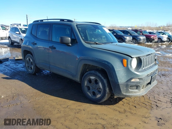 2018 Jeep Renegade Sport with VIN ZACCJBAHXJPG69723, listed as a IAAI auction lot 41576824 with 49,758 mi miles and . Bid and sale history available at DreamBid. Image 1.