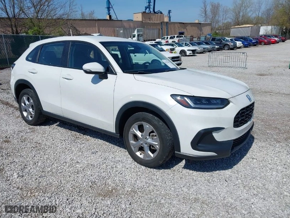 2023 Honda HR-V LX with VIN 3CZRZ2H35PM713422, listed as a IAAI auction lot 41933453 with 30,607 mi miles. Bid and sale history available at carsss.com. Image 1.