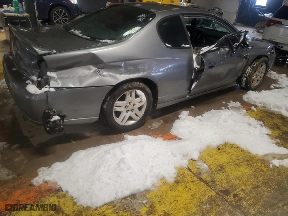2006 Chevrolet Monte Carlo LTZ with VIN 2G1WN161769380799, listed as a Copart auction lot 41568555 with 93,149 mi miles and Non Repairable. Bid and sale history available at carsss.com. Image 3.