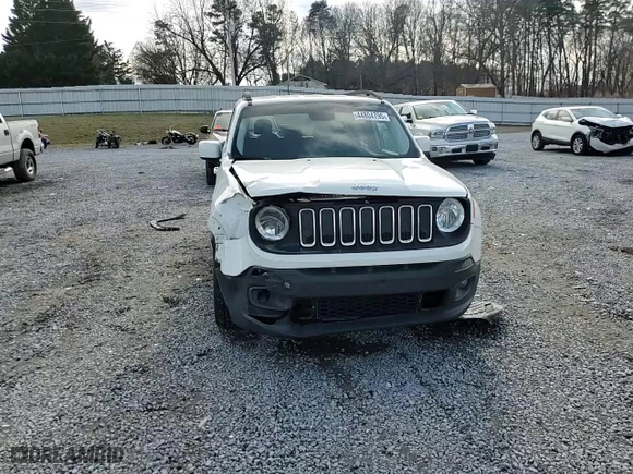 2017 Jeep Renegade Latitude with VIN ZACCJABB8HPE48961, listed as a Copart auction lot 44804795 with 108,651 mi miles and Salvage Title. Bid and sale history available at carsss.com. Image 11.