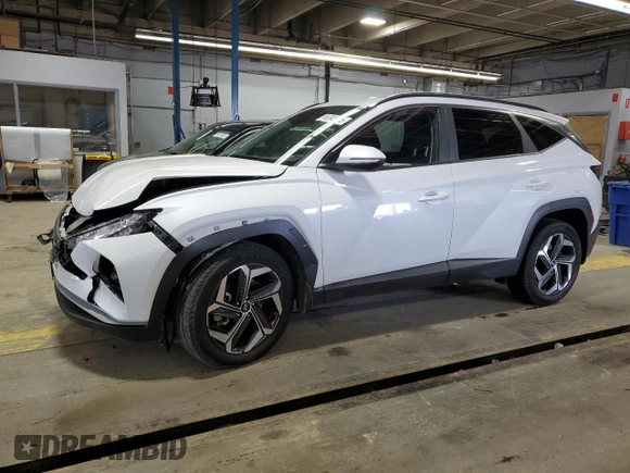 2022 Hyundai Tucson SEL with VIN 5NMJFCAE7NH137314, listed as a Copart auction lot 49349305 with 49,091 mi miles and Salvage Title. Bid and sale history available at carsss.com. Image 1.