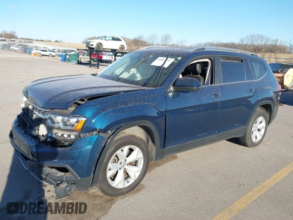 2019 Volkswagen Atlas SE z VIN 1V2WR2CA6KC564820, wystawiony jako IAAI lot #41807476 z przebiegiem 78 947 mil mil oraz . Historia ofert i sprzedaży dostępna na DreamBid. Obrazek 2.