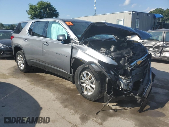 2018 Chevrolet Traverse LS with VIN 1GNEVFKW2JJ234283, listed as a Copart auction lot 69042414 with 0 mi miles and Salvage Title. Bid and sale history available at carsss.com. Image 4.