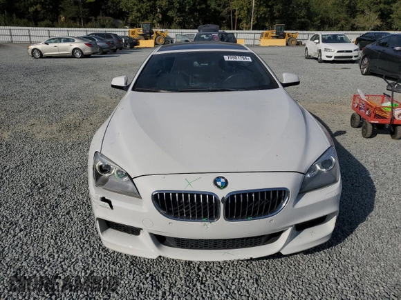 2013 BMW 6 Series 640i with VIN WBA6A0C54DDF14186, listed as a Copart auction lot 70901794 with 115,304 mi miles and Salvage Title. Bid and sale history available at DreamBid. Image 5.