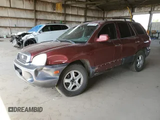 2003 Hyundai Santa Fe GLS with VIN KM8SC13E63U560711, listed as a Copart auction lot 63322185 with 156,667 mi miles and Salvage title. Bid and sale history available at DreamBid. Image 1.