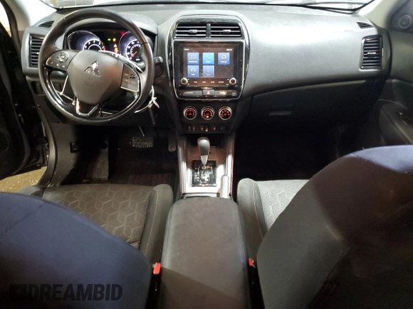 2021 Mitsubishi Outlander Sport ES with VIN JA4ARUAU2MU020620, listed as a Copart auction lot 89301915 with 38,812 mi miles and Salvage Title. Bid and sale history available at carsss.com. Image 8.
