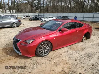 2016 Lexus RC 350 F Sport with VIN JTHHE5BC5G5014089, listed as a Copart auction lot 45663315 with 148,303 mi miles and Salvage Title. Bid and sale history available at DreamBid. Image 1.