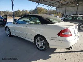 2007 Mercedes-Benz CLK-Class 5.5L with VIN WDBTK72F57T083742, listed as a Copart auction lot 83351094 with 195,768 mi miles and Non Repairable. Bid and sale history available at carsss.com. Image 2.