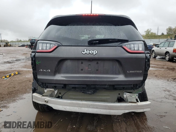 2022 Jeep Cherokee Limited с VIN 1C4PJMDN2ND529362, выставлен на аукционе Copart как лот 55704145 с пробегом 24 950 миль миль и Списание • Salvage title. История ставок и продаж доступна на DreamBid. Изображение 6.