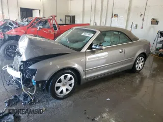 2003 Audi A4 3.0L with VIN WAUAT48H53K014298, listed as a Copart auction lot 56655995 with 133,258 mi miles and Salvage title. Bid and sale history available at DreamBid. Image 1.