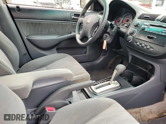2005 Honda Civic LX z VIN 2HGES16505H585515, wystawiony jako IAAI lot #41746972 z przebiegiem 216 158 mil mil oraz . Historia ofert i sprzedaży dostępna na DreamBid. Obrazek 5.