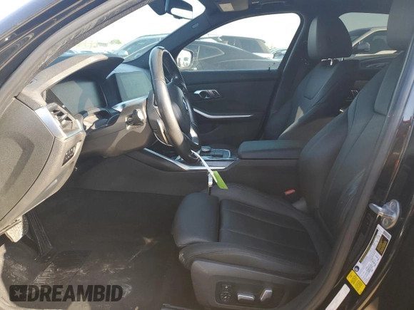 2020 BMW 3 Series 330i with VIN 3MW5R1J08L8B05599, listed as a Copart auction lot 50084805 with 92,028 mi miles and Salvage Title. Bid and sale history available at DreamBid. Image 7.