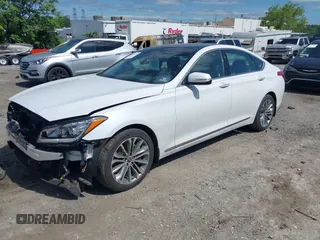 2017 Genesis G80 3.8L with VIN KMHGN4JE9HU212106, listed as a IAAI auction lot 42311384 with 74,511 mi miles and . Bid and sale history available at DreamBid. Image 18.