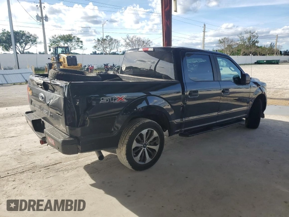 2020 Ford F-150 XL with VIN 1FTEW1C51LFC63651, listed as a Copart auction lot 74063704 with 0 mi miles and Non Repairable. Bid and sale history available at carsss.com. Image 3.